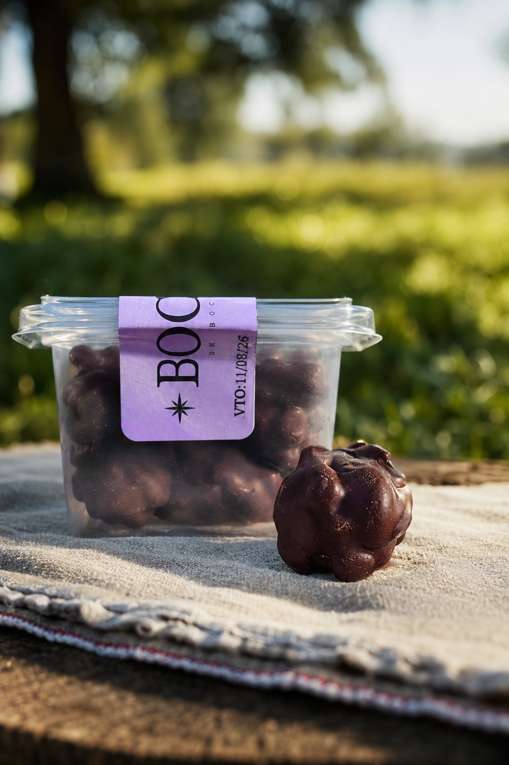 Pote de CHOCONUEZ al aire libre
